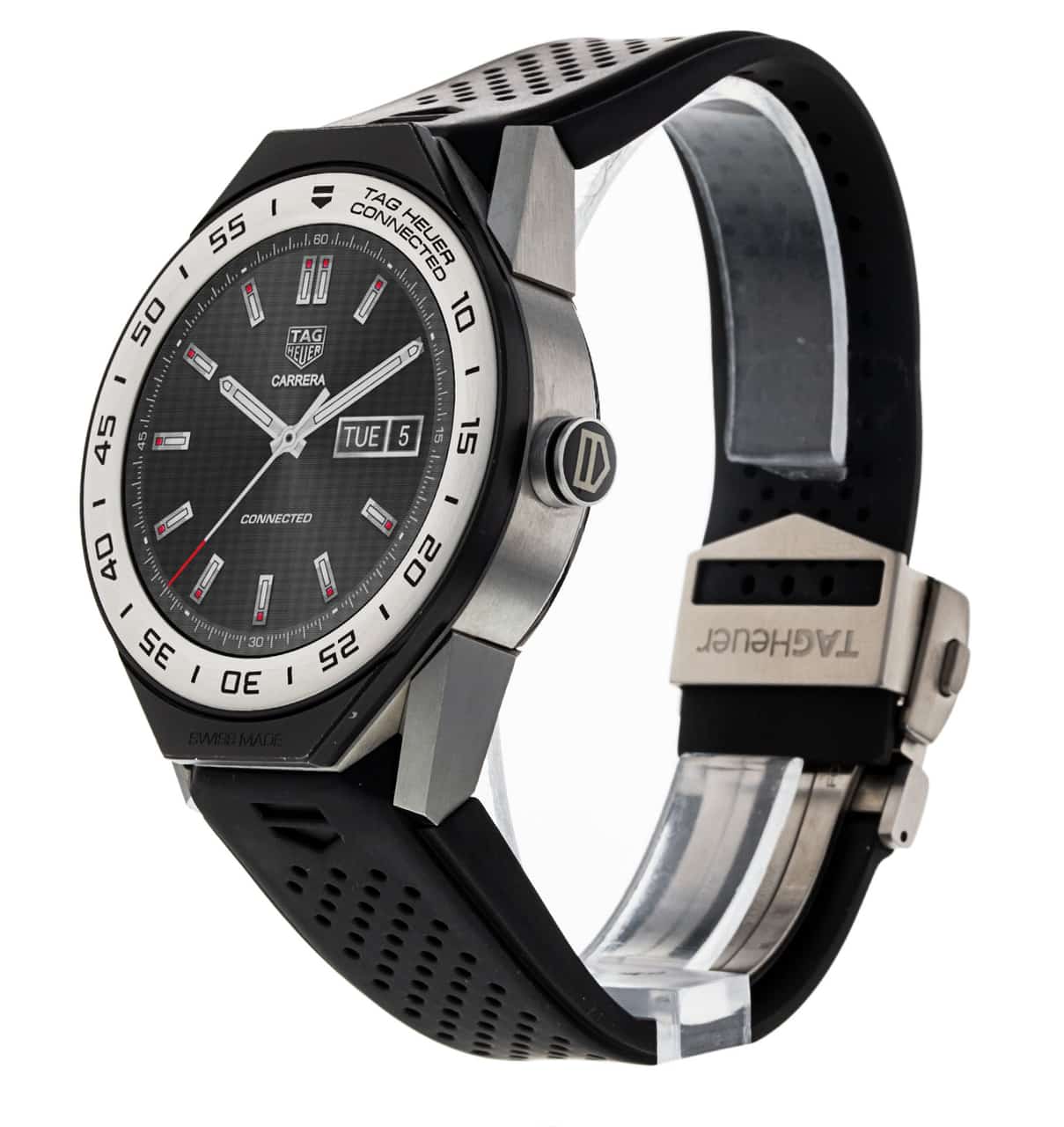 Tag Heuer Connected Digital Dial Rubber Strap